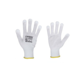 Set 12 juegos guantes jardin Blanco