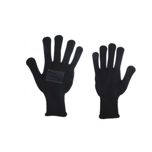 Set 12 juegos guantes jardin Negro