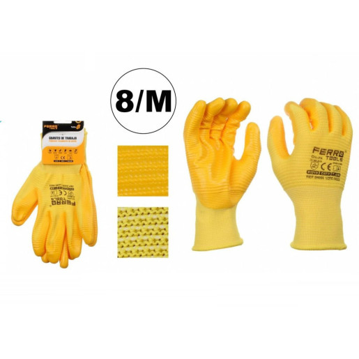 Set 12 juegos guantes Grip 13 Amarillos