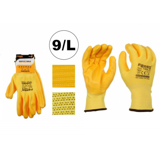 Set 12 juegos guantes Grip 13 Amarillos