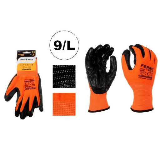 Set 12 juegos guantes Grip 13 Naranjas