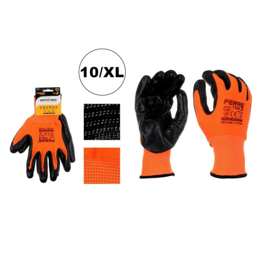 Set 12 juegos guantes Grip 13 Naranjas