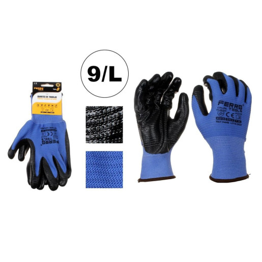 Set 12 juegos guantes Grip 13 Azules