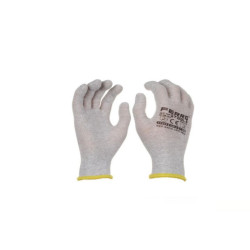 Set 12 juegos guantes trabajo ligero Grises