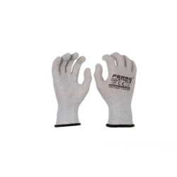Set 12 juegos guantes trabajo ligero Grises