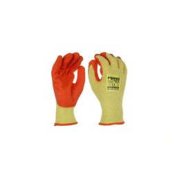 Set 12 juegos guantes trabajo Amarillos