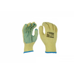 Set 12 juegos guantes trabajo Amarillos