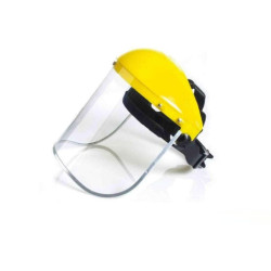 Casco antisalpicaduras Transparente