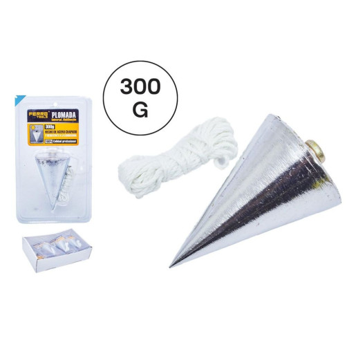 Set 6 plomadas Plateado
