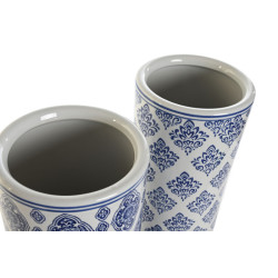 Paraguero redondo Blanco y azul