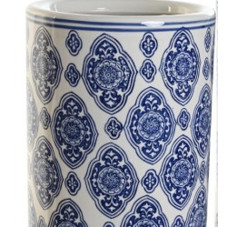 Paraguero redondo Blanco y azul