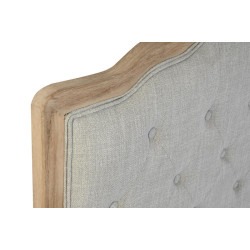 Cabecero de cama capitone Gris