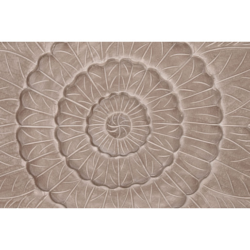 Cabecero triptico mandala Natural
