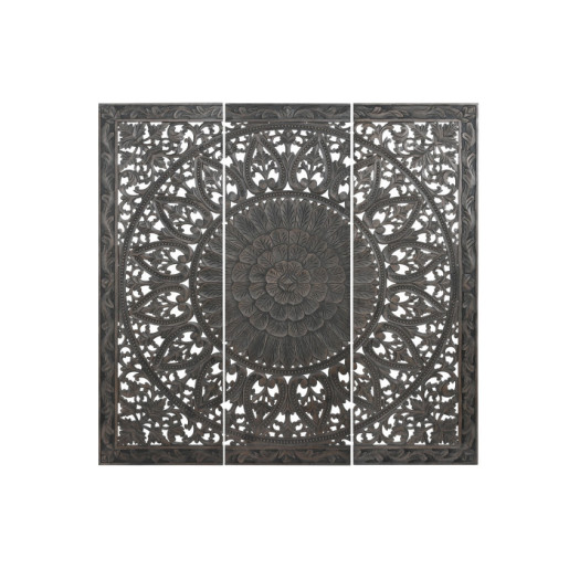 Cabecero triptico mandala Envejecido