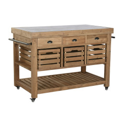Mesa Isla de cocina Marron
