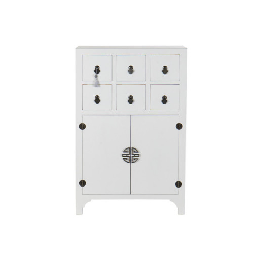 Mueble cajonera oriental Blanco