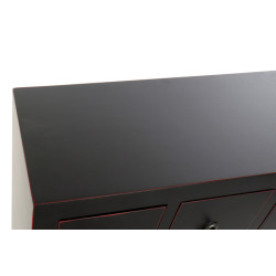 Mueble cajonera oriental Negro