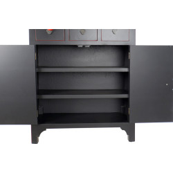 Mueble cajonera oriental Negro