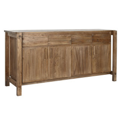 Aparador buffet de 4 puertas Natural