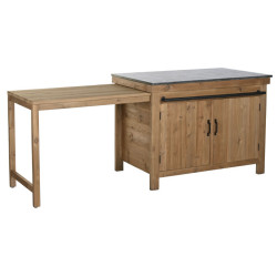 Mesa Isla de cocina Marron