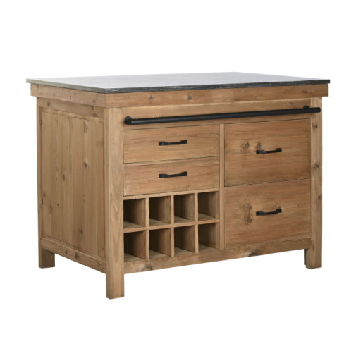 Mesa Isla de cocina Marron
