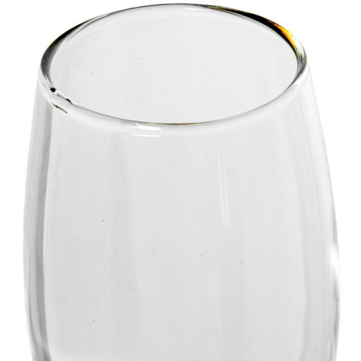 Set 2 copas cava plateado y transparente