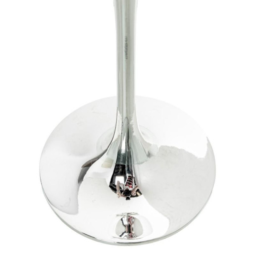 Set 2 copas cava plateado y transparente