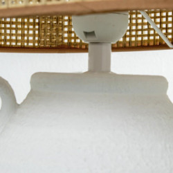 Lampara sobremesa blanco