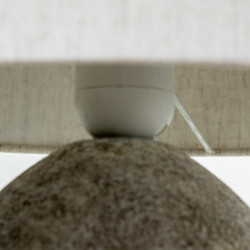 Lampara sobremesa gris