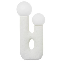 Lampara sobremesa blanco