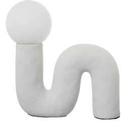 Lampara sobremesa blanco
