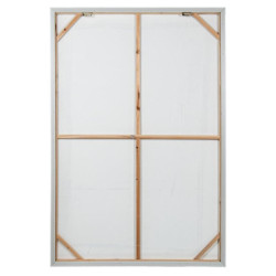 Cuadro lienzo blanco, beige, marron claro y natural