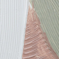 Cuadro lienzo natural, blanco y verde
