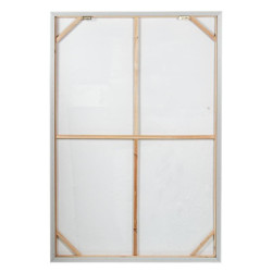 Cuadro lienzo natural, blanco, beige y gris