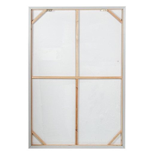 Cuadro lienzo natural, blanco, beige y gris