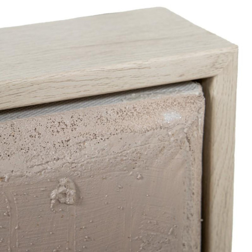 Cuadro lienzo natural, blanco, beige y gris