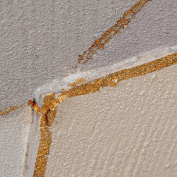 Cuadro lienzo natural, blanco, beige y gris