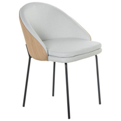 Set 2 sillas beige y negro