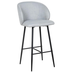 Set 2 taburetes gris y negro