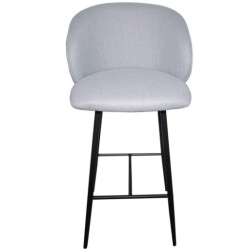 Set 2 taburetes gris y negro
