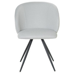 Set 2 sillas beige y negro