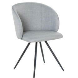 Set 2 sillas gris y negro