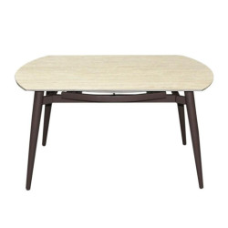 Mesa comedor marron y beige
