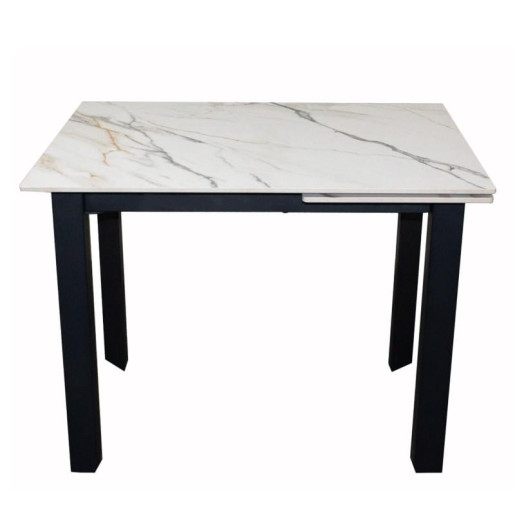 Mesa comedor negro y blanco
