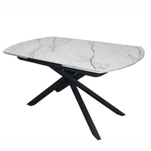 Mesa comedor negro y blanco