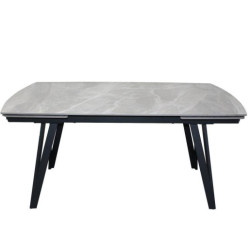 Mesa comedor negro y gris