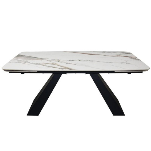 Mesa comedor negro y blanco