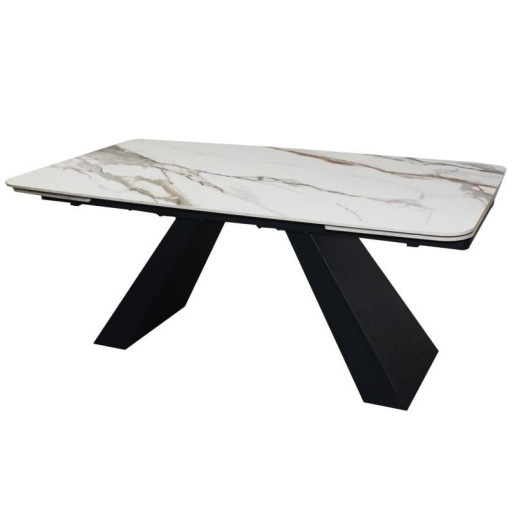 Mesa comedor negro y blanco