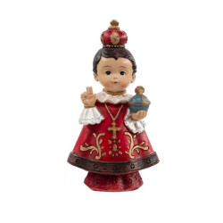 Figura Niño Jesus de Praga Multicolor