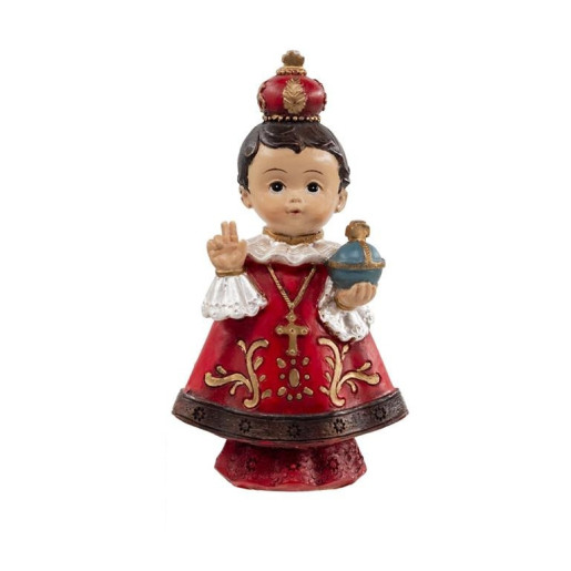 Figura Niño Jesus de Praga Multicolor